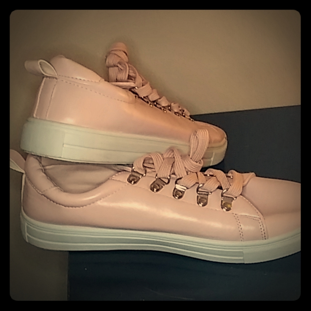Pink sneakers